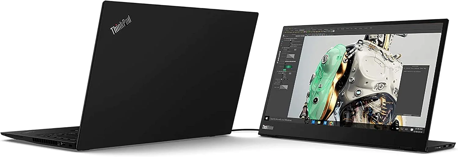 مانیتور 14 اینچی لنوو ThinkVision M14 مدل 61DDUAT6EU، مشکی