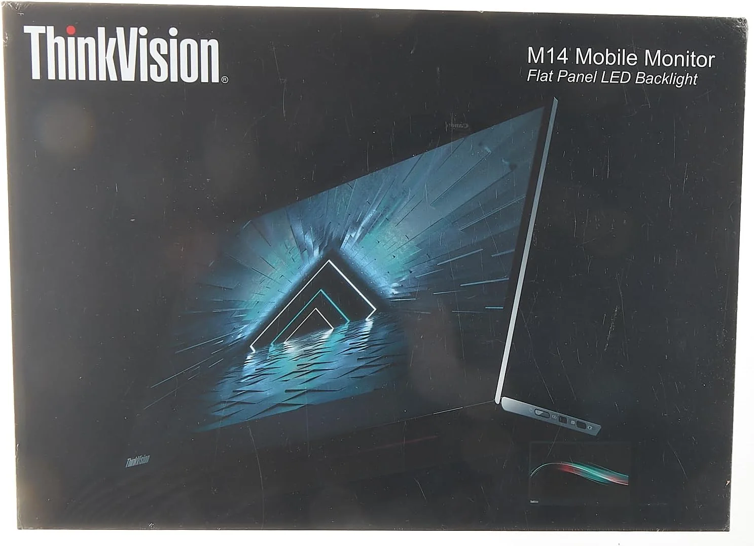 مانیتور 14 اینچی لنوو ThinkVision M14 مدل 61DDUAT6EU، مشکی