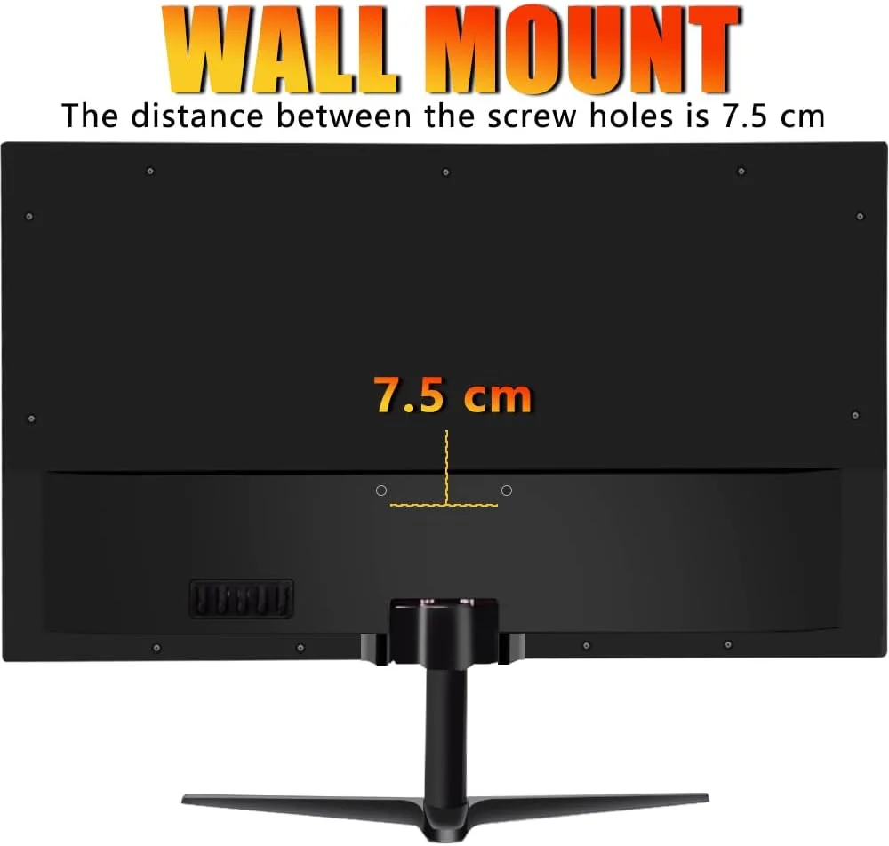 مانیتور گیمینگ 23.8 اینچی hussoa، FHD 165Hz، پشتیبانی از 99% sRGB AMD Freesync