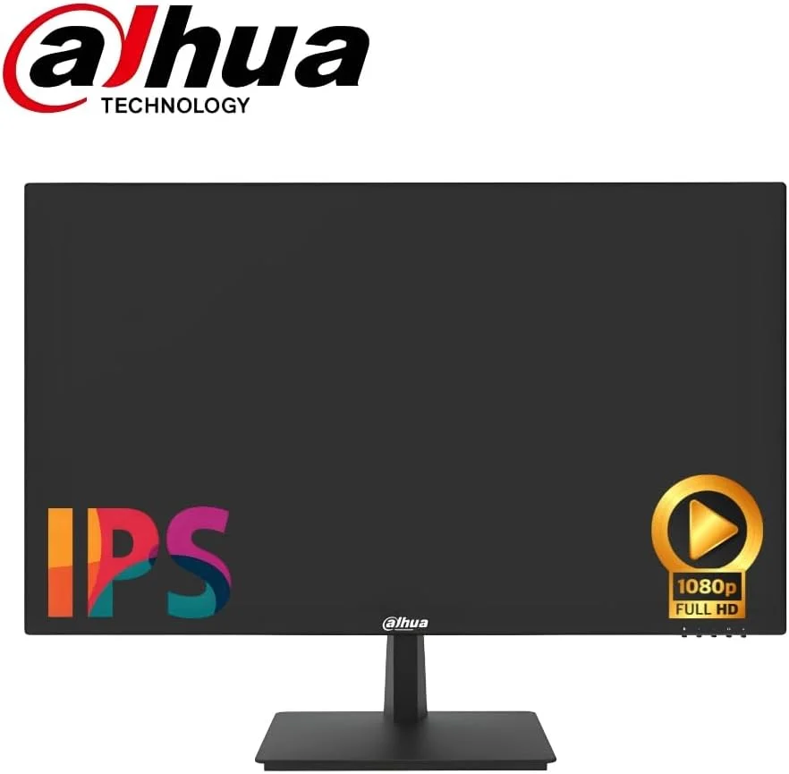 مانیتور داهوا LM24-A201F، نمایشگر 24 اینچی FHD IPS، نرخ تازه سازی 100 هرتز، زمان پاسخگویی 5 میلی ثانیه (GtG)، حاشیه فوق العاده نازک، طیف رنگی گسترده، فناوری محافظت از چشم، مشکی | DHI-LM24-A201F