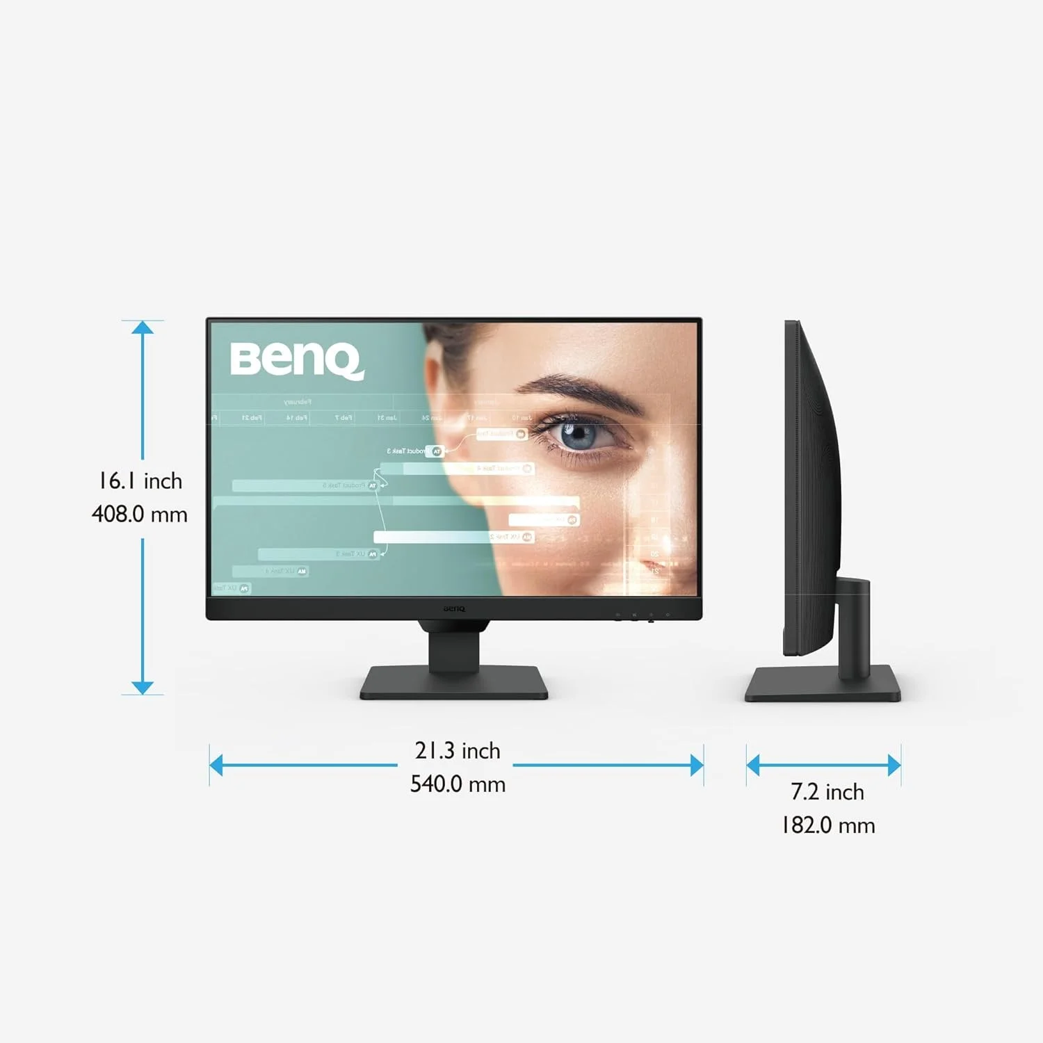 مانیتور کامپیوتر گیمینگ 24 اینچی BenQ GW2490 100Hz FHD 1920x1080p | IPS | فناوری محافظت از چشم | نور آبی کم | ضد تابش نور | روشنایی تطبیقی | بلندگوهای داخلی | DisplayPort | HDMI x 2 مانیتور کامپیوتر گیمینگ 24 اینچی BenQ GW2490 100Hz FHD 1920x1080p | IPS | فناوری محافظت از چشم | نور آبی کم | ضد تابش نور | روشنایی تطبیقی | بلندگوهای داخلی | DisplayPort | HDMI x 2