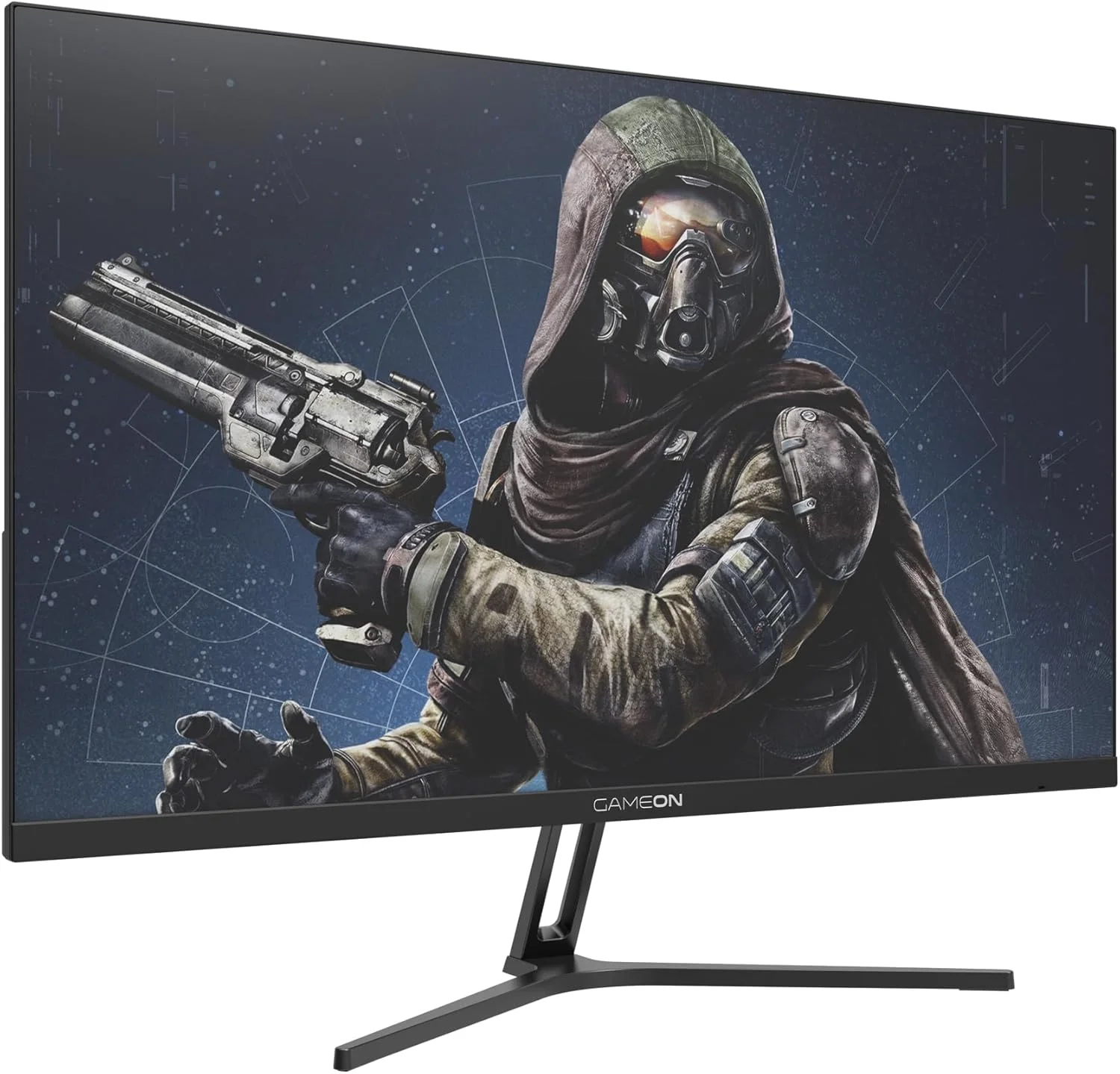 مانیتور گیمینگ جدید GAMEON 2025 با رزولوشن 1920x1080p، سایز 24 اینچ، مدل GOE24FHD165IPS، FHD IPS، نرخ تازه‌سازی 165 هرتز، زمان پاسخگویی 0.5 میلی‌ثانیه، دارای 2.1 HDMI، پشتیبانی از G-Sync و FreeSync، HDR، بلندگوهای داخلی، آماده برای کنسول [اختصاصی آمازون]
