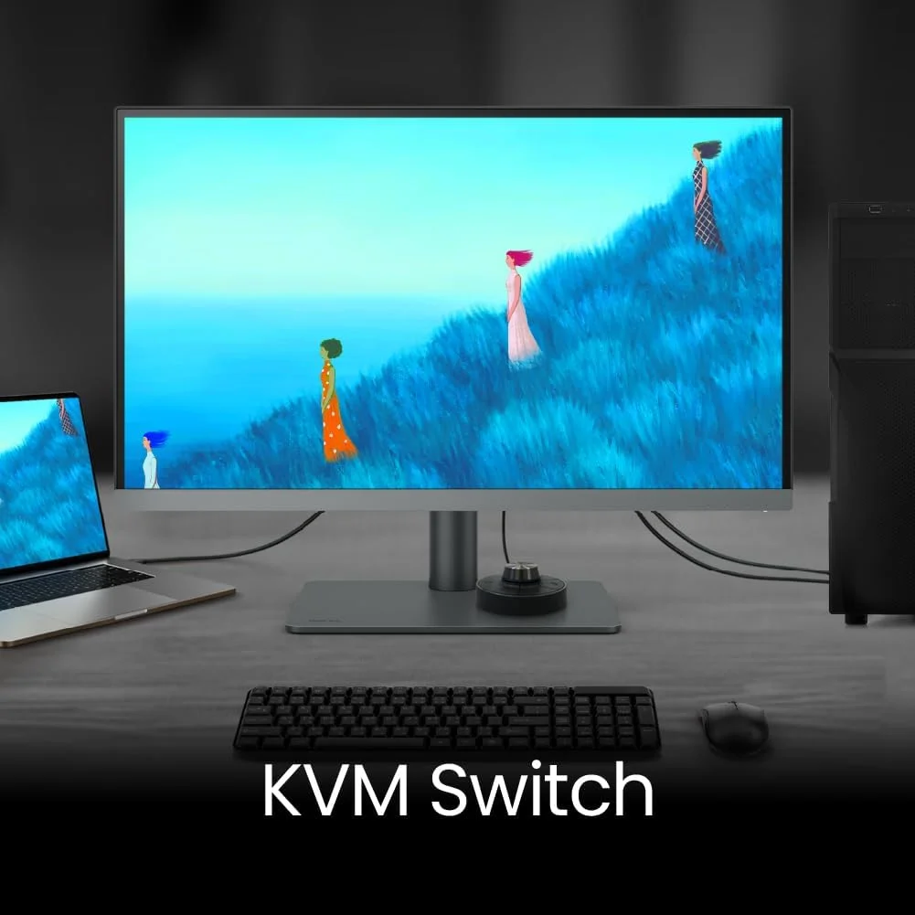 مانیتور 27 اینچی بنکیو PD2706U با رزولوشن 4K HDR، پوشش 99% REC709 و sRGB، پوشش 95% P3، تاییدیه Pantone Skintone، تاییدیه Calman، حالت CAD/CAM و انیمیشن، KVM، چرخش خودکار، PIP/PBP، هاب USB، HDMI، DP، USB-C (PD90W) (خاکستری تیره) مانیتور 27 اینچی بنکیو PD2706U با رزولوشن 4K HDR، پوشش 99% REC709 و sRGB، پوشش 95% P3، تاییدیه Pantone Skintone، تاییدیه Calman، حالت CAD/CAM و انیمیشن، KVM، چرخش خودکار، PIP/PBP، هاب USB، HDMI، DP، USB-C (PD90W) (خاکستری تیره)