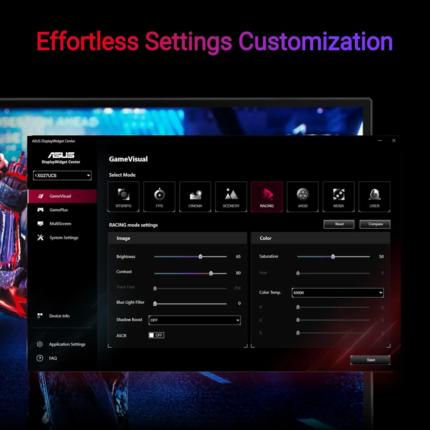 مانیتور گیمینگ ایسوس ROG Strix XG27UCS USB Type-C - سایز 27 اینچ 4K UHD (3840x2160)، نرخ نوسازی 160 هرتز (بالاتر از 144 هرتز)، زمان پاسخگویی 1 میلیثانیه (GTG)، پنل Fast IPS، فناوری Extreme Low Motion Blur Sync مانیتور گیمینگ ایسوس ROG Strix XG27UCS USB Type-C - سایز 27 اینچ 4K UHD (3840x2160)، نرخ نوسازی 160 هرتز (بالاتر از 144 هرتز)، زمان پاسخگویی 1 میلیثانیه (GTG)، پنل Fast IPS، فناوری Extreme Low Motion Blur Sync