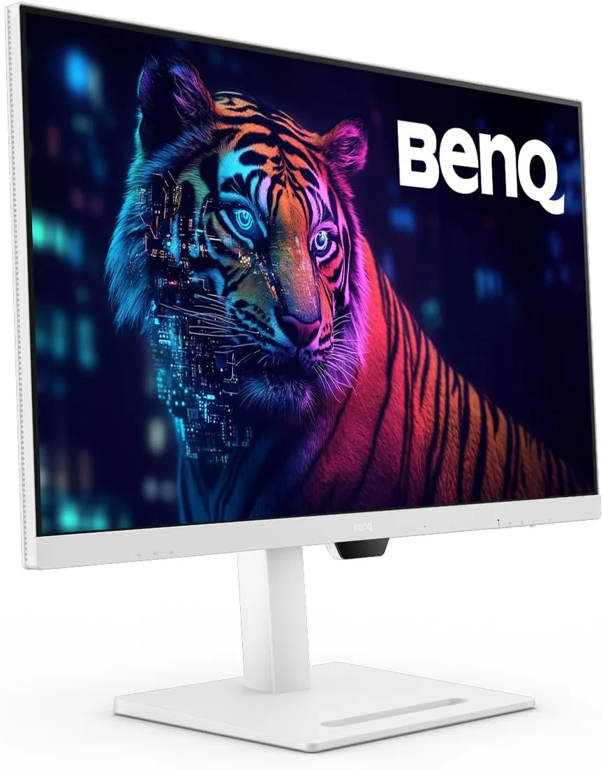 مانیتور 31.5 اینچی BenQ GW3290QT با کیفیت QHD و پنل IPS، پورت USB-C، طراحی ارگونومیک، فناوری محافظت از چشم، بلندگوهای دارای فیلتر نویز، میکروفون با قابلیت حذف نویز، پایه اختیاری GC01 با عملکردهای مختلف، قابلیت Daisy Chain و تنظیم ارتفاع