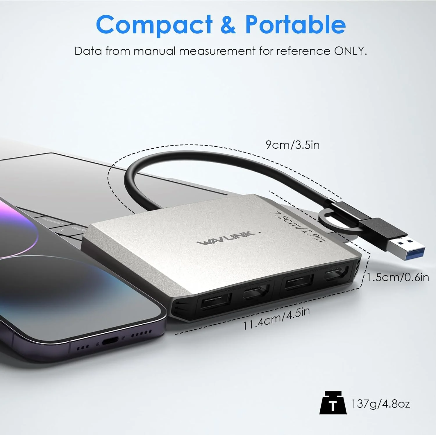 آداپتور USB 3.0/USB C به DisplayPort و HDMI ویولینک، هاب مانیتور دوگانه 5K/4K با نرخ 60 هرتز DisplayLink برای Dell HP Surface Lenovo، سازگار با ویندوز و M1/M2 Mac (نقره ای) آداپتور USB 3.0/USB C به DisplayPort و HDMI ویولینک، هاب مانیتور دوگانه 5K/4K با نرخ 60 هرتز DisplayLink برای Dell HP Surface Lenovo، سازگار با ویندوز و M1/M2 Mac (نقره ای)