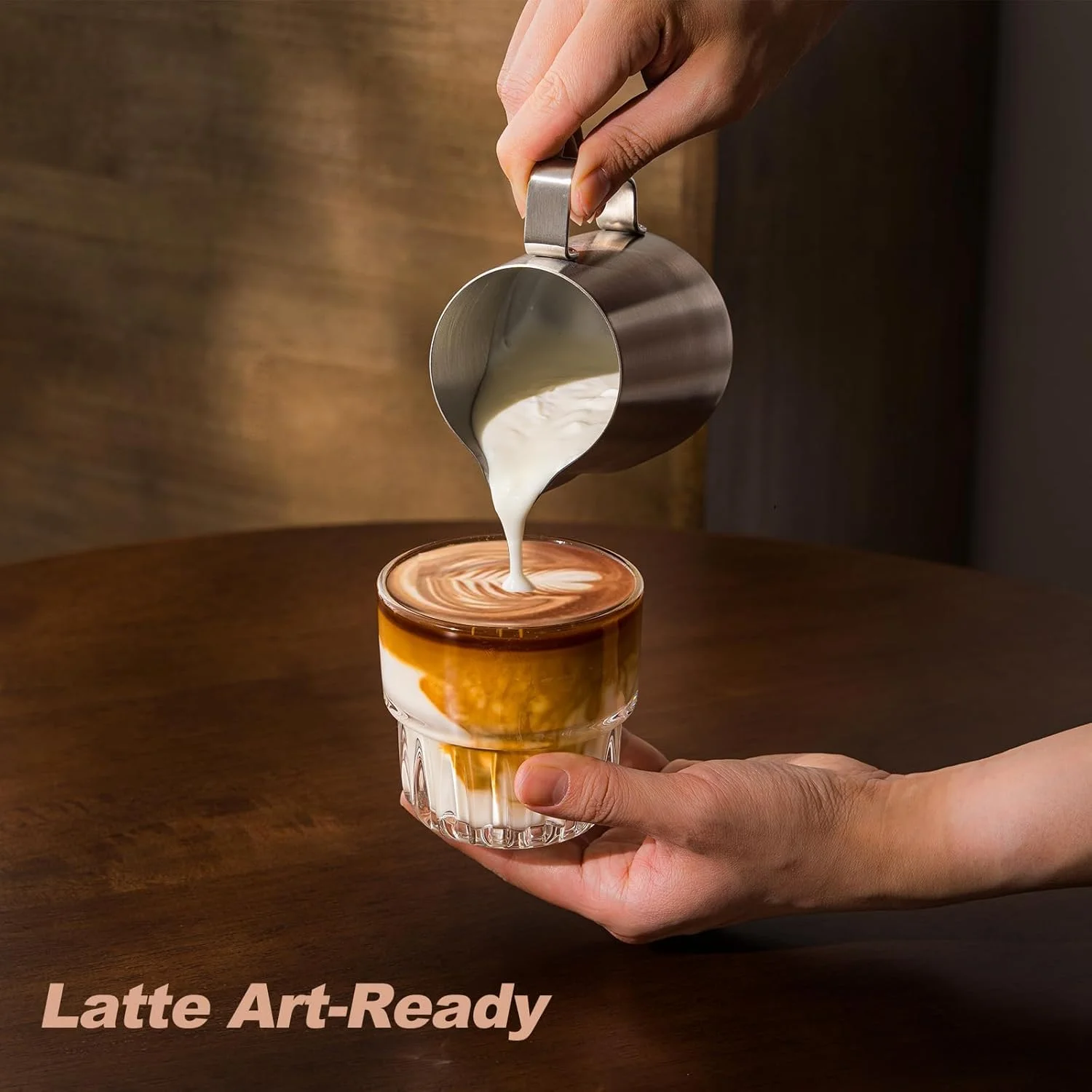 ست لیوان نوشیدنی 4 عددی، لیوان قهوه سرد، لیوان چای شیشه ای شفاف، لیوان آبجو، لیوان کوکتل، لیوان قهوه 8 اونس برای لاته، چای، کاپوچینو، لیوان های آب قابل انباشت هدیه
