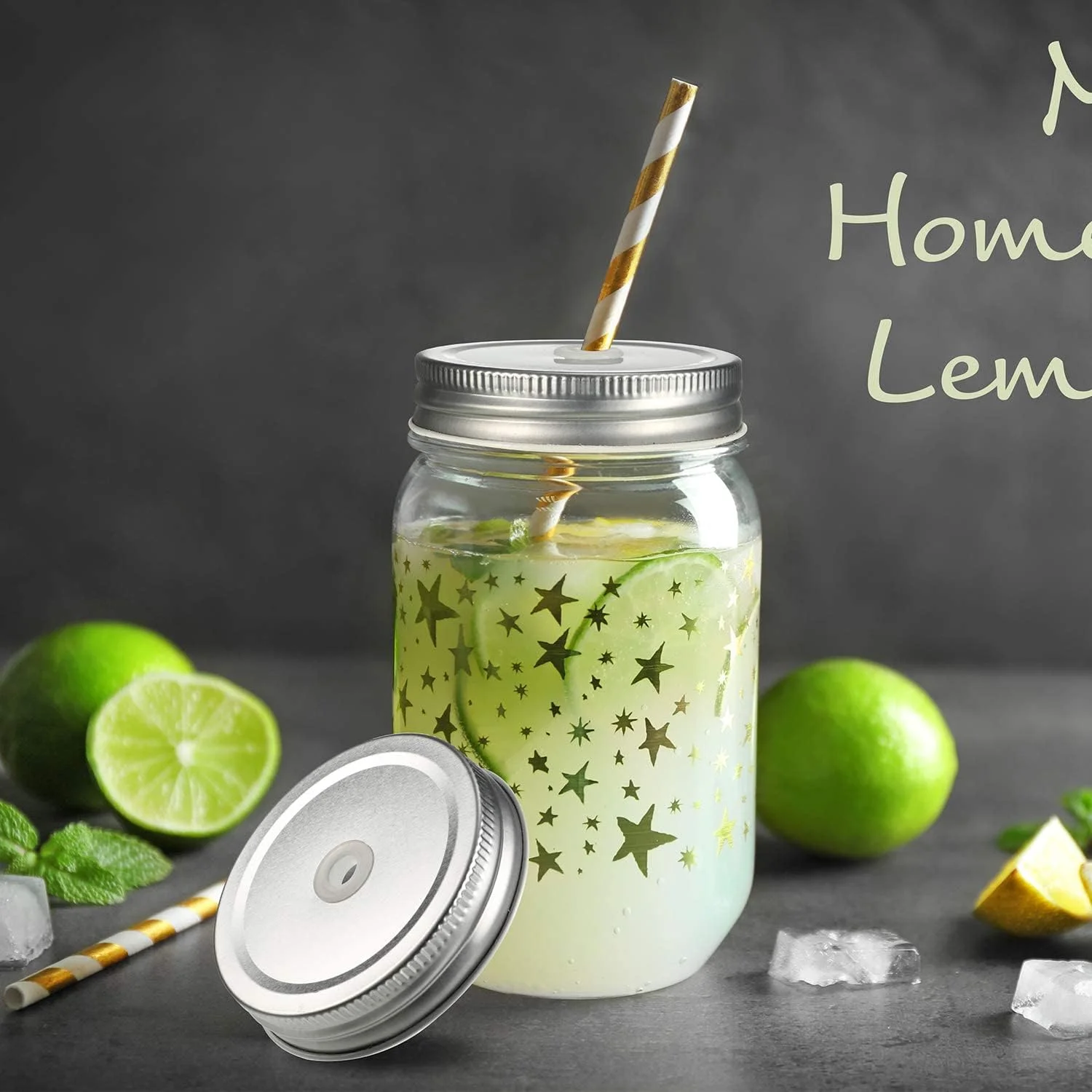 8 عدد درب شیشه مربا استیل ضد زنگ با سوراخ نی، درب های آب بندی ضد نشت برای شیشه های دهانه معمولی و عریض، درب های کنسرو قابل استفاده مجدد برای نگهداری مواد غذایی (نقره ای) 8 عدد درب شیشه مربا استیل ضد زنگ با سوراخ نی، درب های آب بندی ضد نشت برای شیشه های دهانه معمولی و عریض، درب های کنسرو قابل استفاده مجدد برای نگهداری مواد غذایی (نقره ای)