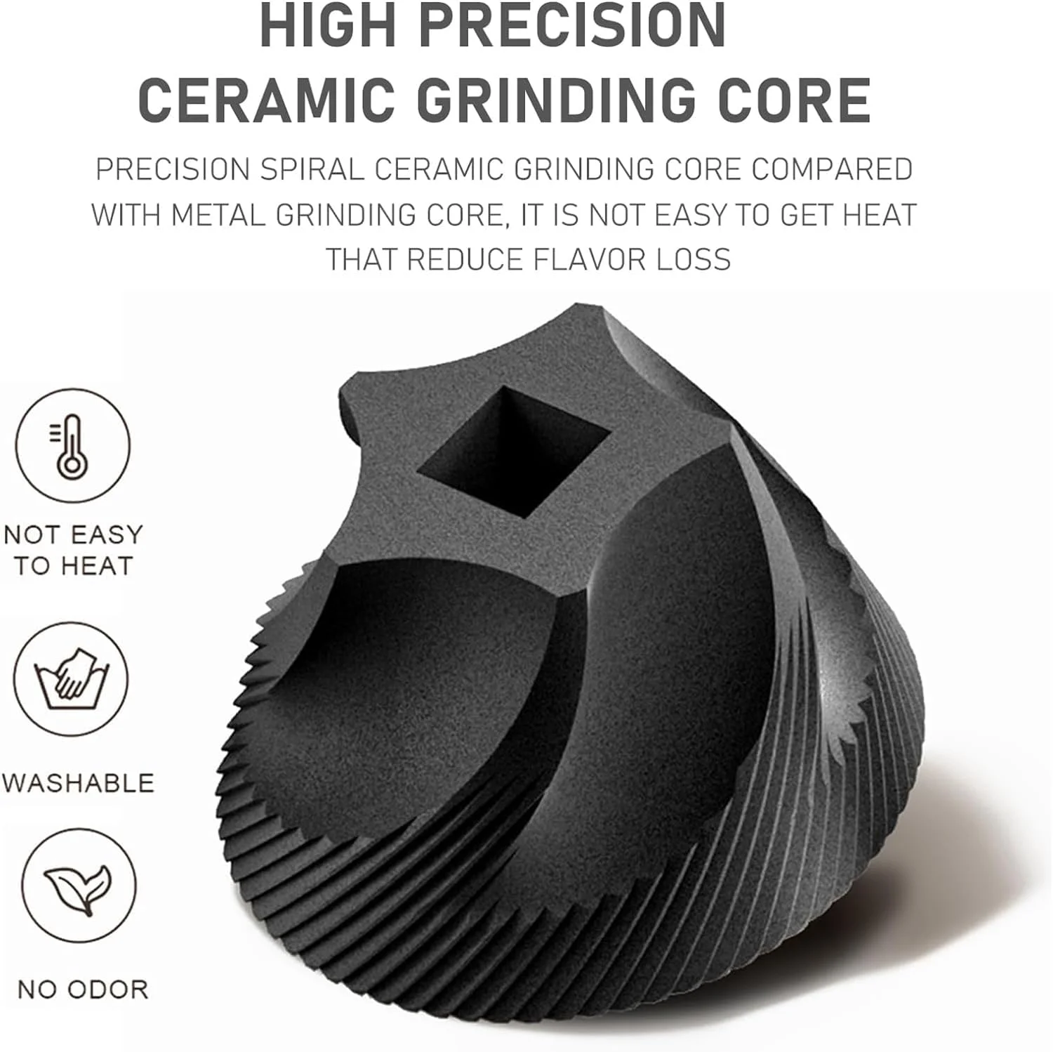 آسیاب قهوه دستی KASTWAVE - 5 درجه زبری قابل تنظیم - مناسب برای اسپرسو، قهوه دمی، فرنچ پرس و پور اوور - ایده آل برای خانه، کمپینگ، مسافرت، قابل حمل آسیاب قهوه دستی KASTWAVE - 5 درجه زبری قابل تنظیم - مناسب برای اسپرسو، قهوه دمی، فرنچ پرس و پور اوور - ایده آل برای خانه، کمپینگ، مسافرت، قابل حمل