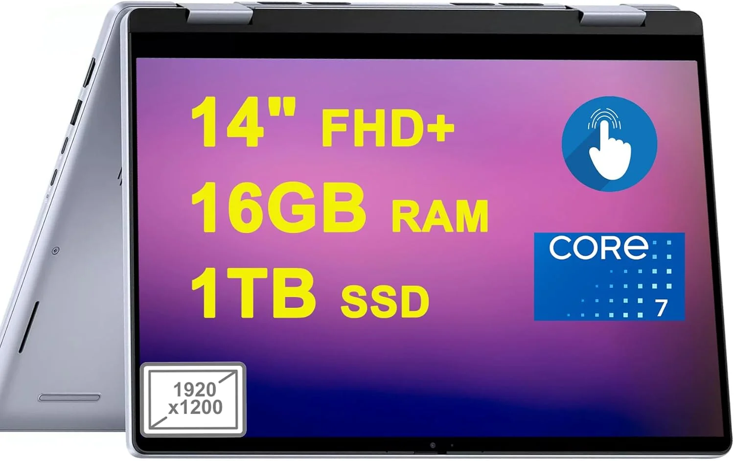 لپ تاپ 2 در 1 دل Inspiron 14 7440، صفحه نمایش لمسی 14 اینچی FHD+ ضد انعکاس نور، پردازنده 10 هسته ای Intel Core 7 150U، رم 16 گیگابایتی، حافظه SSD 1 ترابایتی، کیبورد با نور پس زمینه، دوربین FHD، شارژ سریع ExpressCharge، MaxxAudio Pro، ویندوز 11 نسخه HOME، رنگ آبی
