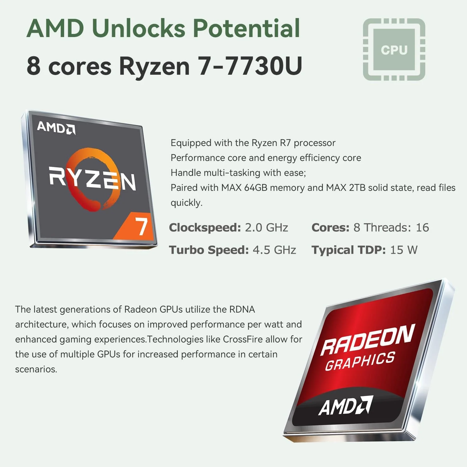 لپ تاپ دل Inspiron 15، کامپیوتر لمسی 15.6 اینچی FHD، پردازنده 8 هسته ای AMD Ryzen 7 7730U (بهتر از Ultra 5 125U)، رم 32 گیگابایتی DDR4، SSD 1 ترابایتی PCIe، WiFi، بلوتوث، وب کم، HDMI، ویندوز 11 پرو، کابل Type C به RJ45