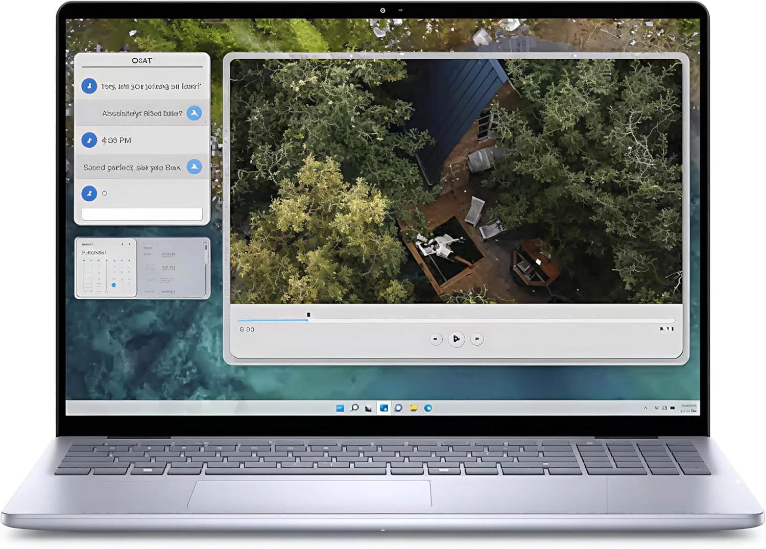 لپ تاپ 16 اینچی دل Inspiron با صفحه نمایش WUXGA (1920x1200)، پردازنده AMD Ryzen7 8840U، 8 هسته، 16 گیگابایت DDR5، 1 ترابایت SSD، حسگر اثر انگشت، مشکی، ویندوز 11، پد ماوس TWE