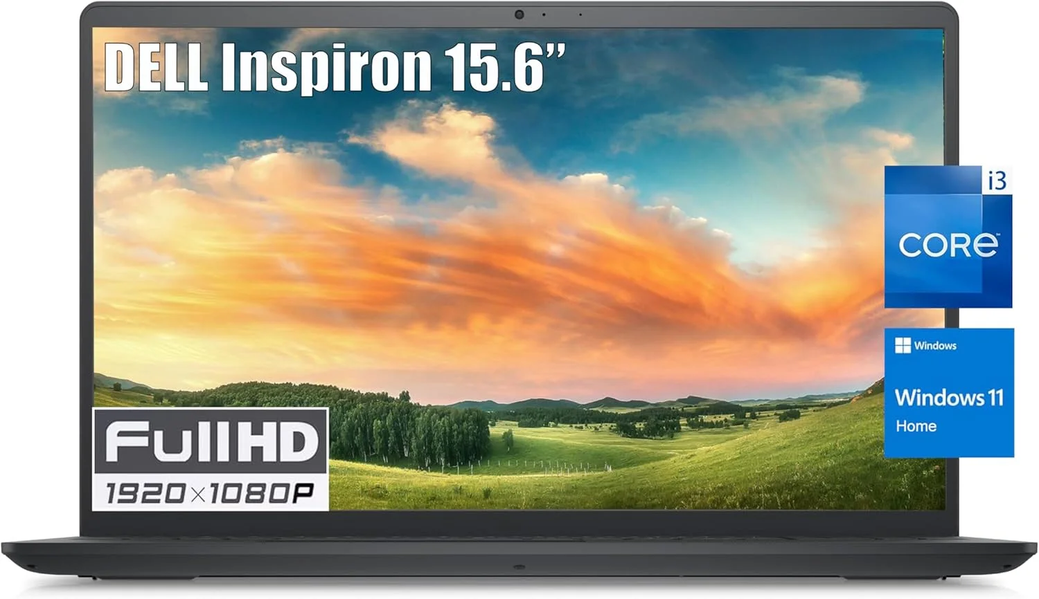 لپ تاپ تجاری Dell Inspiron 15 3520، صفحه نمایش 15.6 اینچی FHD ضد تابش نور، پردازنده نسل دوازدهم Intel Core i3-1215U (6 هسته، تا 4.40 گیگاهرتز)، ویندوز 11 هوم، 8 گیگابایت رم DDR4، PCIe SSD