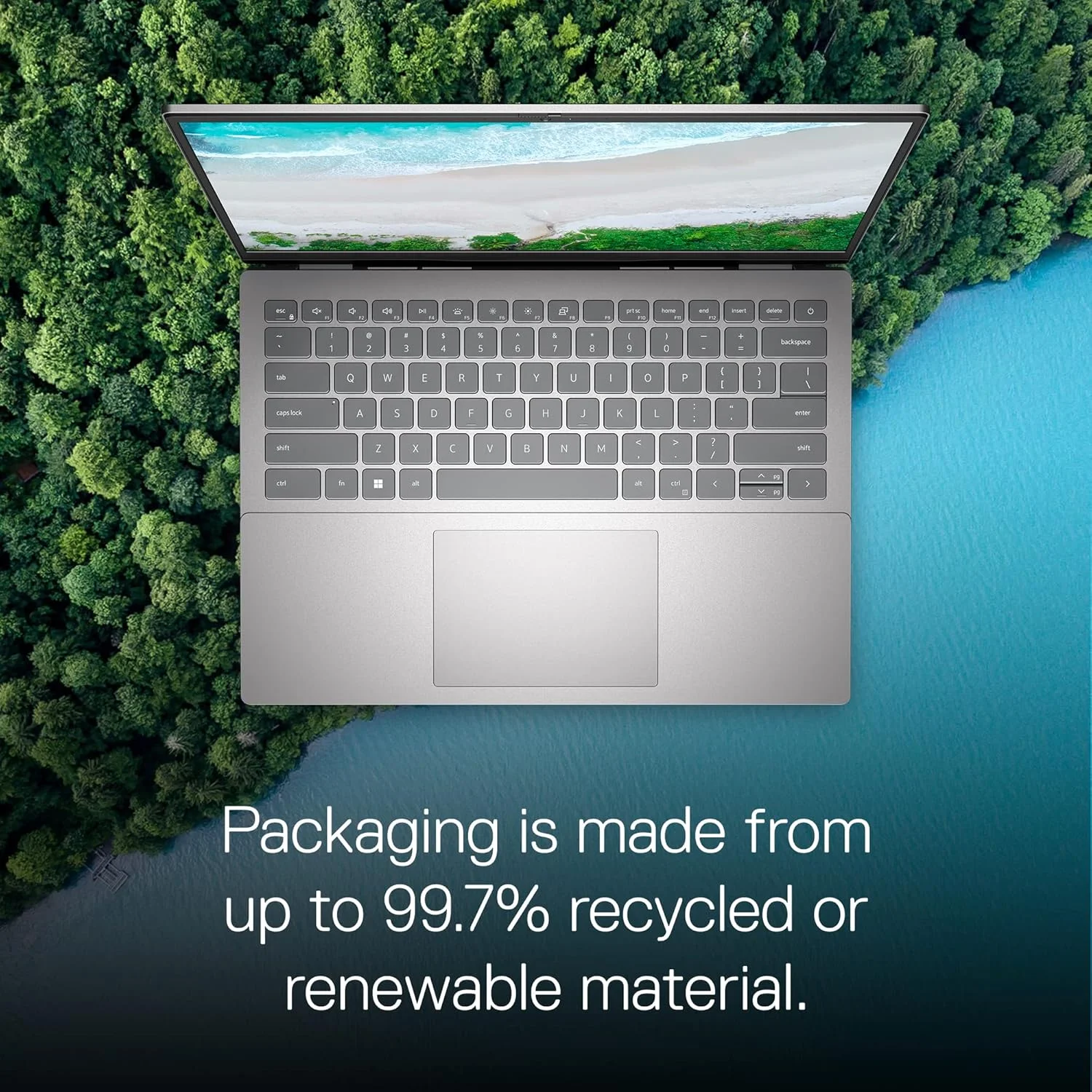 لپ تاپ 14 اینچی Dell Inspiron 5420 FHD+، پردازنده Intel Core i7 1255U، رم 8 گیگابایتی، SSD 512 گیگابایتی، کیبورد با نور پس زمینه، حسگر اثر انگشت، ویندوز 11 هوم نقره ای پلاتینیوم، 9D87N، Inspiron 14 5420