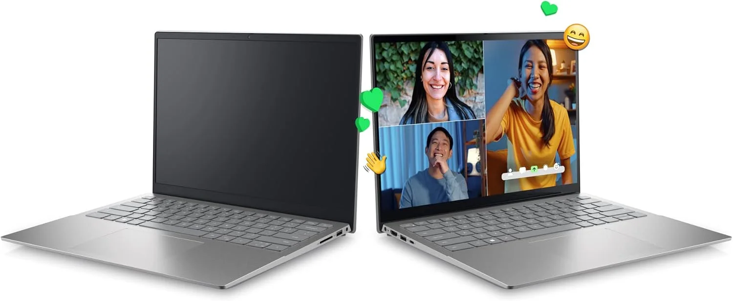 لپ تاپ 14 اینچی Dell Inspiron 5420 FHD+، پردازنده Intel Core i7 1255U، رم 8 گیگابایتی، SSD 512 گیگابایتی، کیبورد با نور پس زمینه، حسگر اثر انگشت، ویندوز 11 هوم نقره ای پلاتینیوم، 9D87N، Inspiron 14 5420