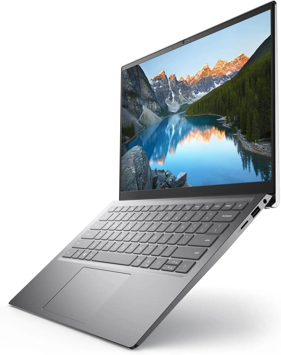 لپ تاپ دل Inspiron 14 5410 مدل 2022، پردازنده نسل 11 اینتل Core i7-11390H، صفحه نمایش 14 اینچ FHD، حافظه SSD 512 گیگابایتی، رم 16 گیگابایتی، گرافیک Intel® Iris® Xe، ویندوز 11 Home، صفحه کلید Eng Ar، نقره ای لپ تاپ دل Inspiron 14 5410 مدل 2022، پردازنده نسل 11 اینتل Core i7-11390H، صفحه نمایش 14 اینچ FHD، حافظه SSD 512 گیگابایتی، رم 16 گیگابایتی، گرافیک Intel® Iris® Xe، ویندوز 11 Home، صفحه کلید Eng Ar، نقره ای