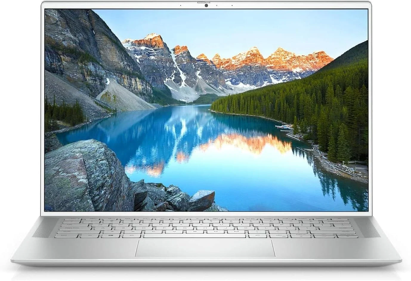 لپ تاپ فوق باریک Dell Inspiron 14 7400، پردازنده نسل 11 اینتل Core i5-1135G7، صفحه نمایش 14.5 اینچی QHD+، حافظه SSD 256 گیگابایتی، رم 8 گیگابایتی، گرافیک Intel® Iris® Xe، ویندوز 10 هوم، صفحه کلید انگلیسی عربی، نقره ای (بازسازی شده)