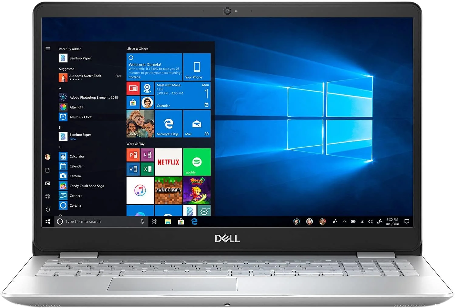 لپ تاپ Dell Inspiron 15 5584، صفحه نمایش 15.6 اینچی، پردازنده Intel Core i5، حافظه 8 گیگابایتی، درایو حالت جامد 256 گیگابایتی، ویندوز 10 هوم، I5584-5868SLV-PUS (بازسازی شده) لپ تاپ Dell Inspiron 15 5584، صفحه نمایش 15.6 اینچی، پردازنده Intel Core i5، حافظه 8 گیگابایتی، درایو حالت جامد 256 گیگابایتی، ویندوز 10 هوم، I5584-5868SLV-PUS (بازسازی شده)