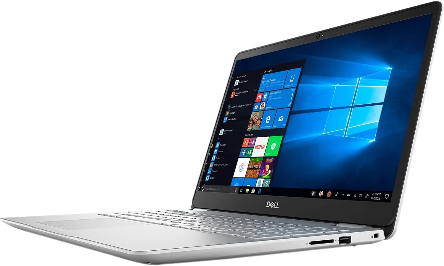 لپ تاپ Dell Inspiron 15 5584، صفحه نمایش 15.6 اینچی، پردازنده Intel Core i5، حافظه 8 گیگابایتی، درایو حالت جامد 256 گیگابایتی، ویندوز 10 هوم، I5584-5868SLV-PUS (بازسازی شده) لپ تاپ Dell Inspiron 15 5584، صفحه نمایش 15.6 اینچی، پردازنده Intel Core i5، حافظه 8 گیگابایتی، درایو حالت جامد 256 گیگابایتی، ویندوز 10 هوم، I5584-5868SLV-PUS (بازسازی شده)