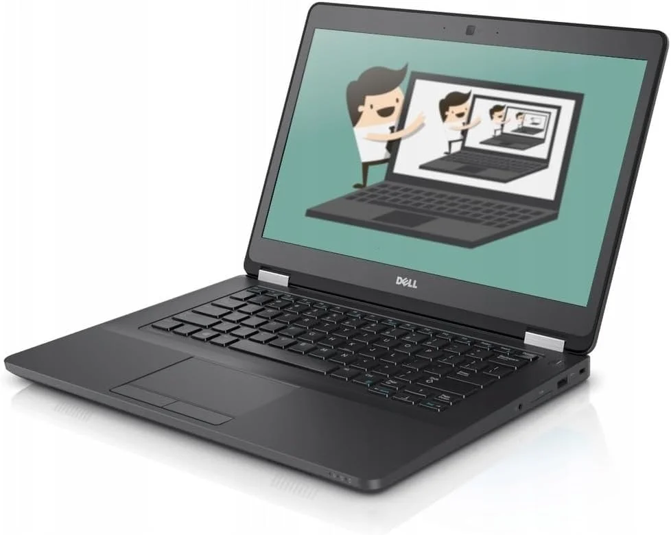 لپ تاپ تجاری دل Latitude E5470 HD (بازسازی شده) (پردازنده Intel Core i5-6300U، رم 8 گیگابایت، SSD 256 گیگابایتی، HDMI، دوربین، WiFi، کارت خوان SC) ویندوز 10 پرو، مشکی