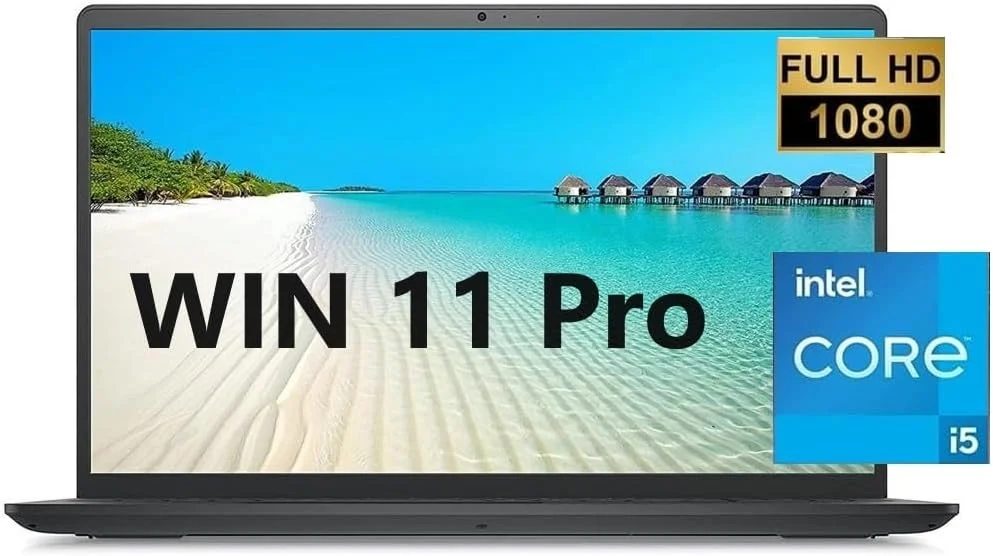 لپ تاپ تجاری DELL Inspiron 15 مدل 2023، صفحه نمایش 15.6 اینچی 1920x1080 FHD، پردازنده نسل دوازدهم Intel i5-1235U با فرکانس 4.4 گیگاهرتز، رم 16 گیگابایتی، حافظه SSD 512 گیگابایتی، ویندوز 11 پرو، وب کم، بلوتوث، مشکی کربنی لپ تاپ تجاری DELL Inspiron 15 مدل 2023، صفحه نمایش 15.6 اینچی 1920x1080 FHD، پردازنده نسل دوازدهم Intel i5-1235U با فرکانس 4.4 گیگاهرتز، رم 16 گیگابایتی، حافظه SSD 512 گیگابایتی، ویندوز 11 پرو، وب کم، بلوتوث، مشکی کربنی