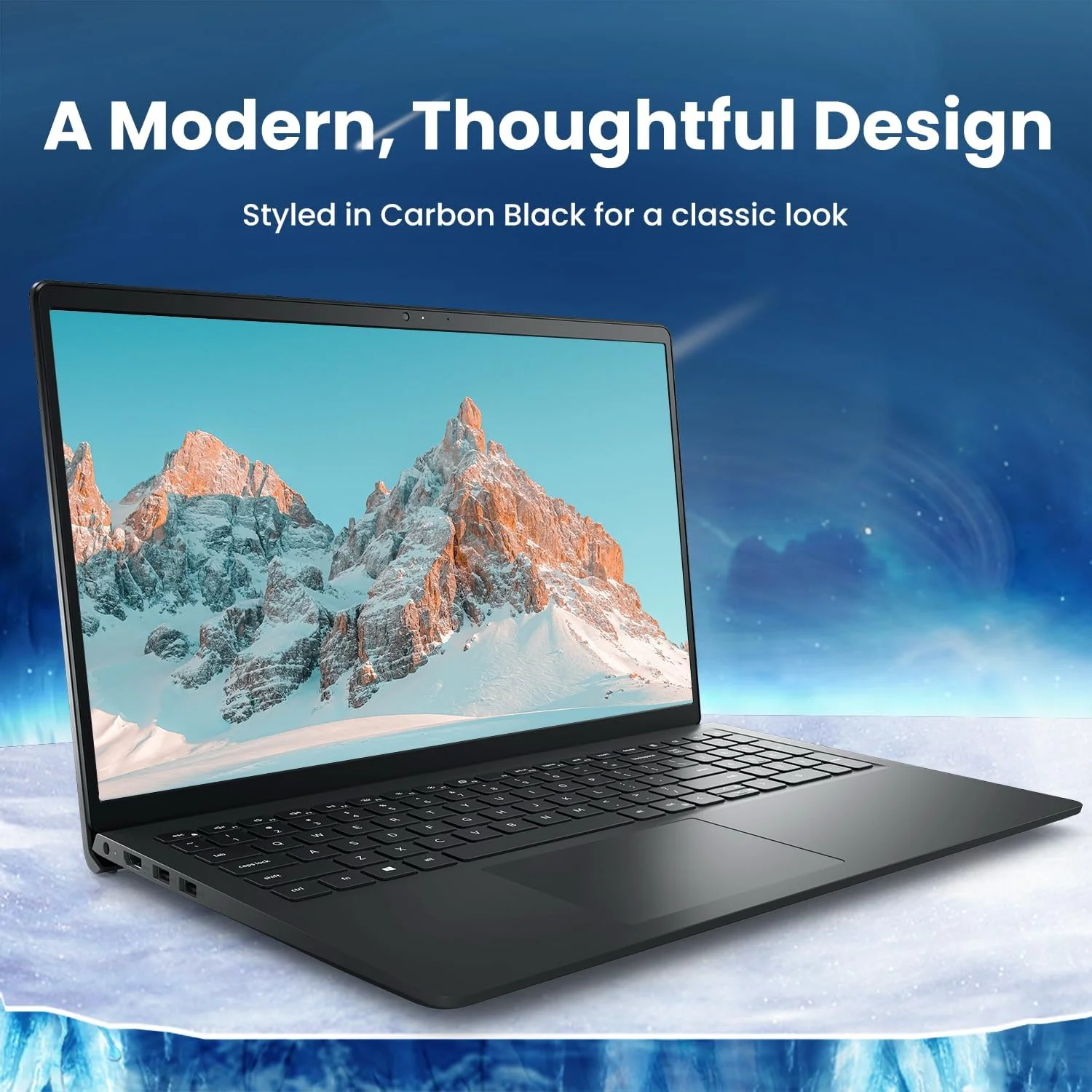 لپ تاپ DELL Inspiron 3000 Series 3520، صفحه نمایش 15.6 اینچی FHD، پردازنده Intel Core i3-1215U، رم 8 گیگابایتی، SSD PCIe 256 گیگابایتی، کارت خوان SD، وب کم، HDMI، Wi-Fi 6، ویندوز 11 هوم، مشکی