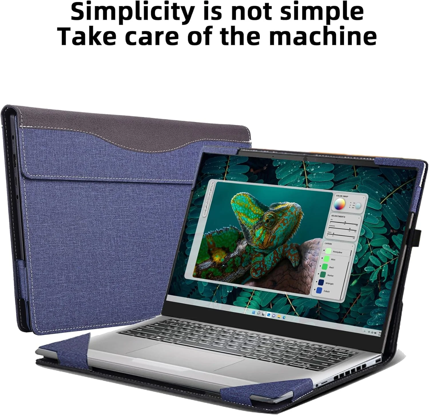 کیف لپ تاپ Gruattreay سازگار با لپ تاپ Dell Inspiron 14 Plus 7440 (2024) کیف جداشدنی چرمی PU 2 در 1 14 اینچی، کاور محافظ نوت بوک (آبی) کیف لپ تاپ Gruattreay سازگار با لپ تاپ Dell Inspiron 14 Plus 7440 (2024) کیف جداشدنی چرمی PU 2 در 1 14 اینچی، کاور محافظ نوت بوک (آبی)