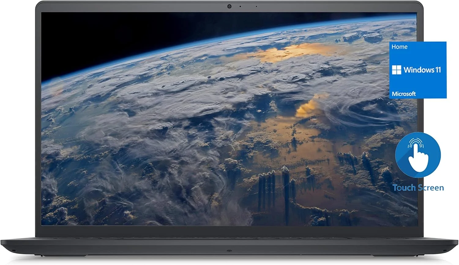 جدیدترین لپ تاپ Inspiron 15، صفحه نمایش لمسی 15.6 اینچی FHD، پردازنده Intel Core i5-1235U، رم 32 گیگابایتی، SSD NVMe M.2 PCIe 1 ترابایتی، کارت خوان SD، وب کم، HDMI، WiFi، ویندوز 11 هوم، مشکی (ارتقا یافته)