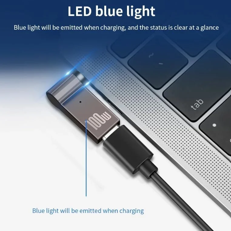 تبدیل کننده USB Type C به 4.5mm 100W PD شارژ برق برای لپ تاپ های Dell Inspiron از Karessories تبدیل کننده USB Type C به 4.5mm 100W PD شارژ برق برای لپ تاپ های Dell Inspiron از Karessories