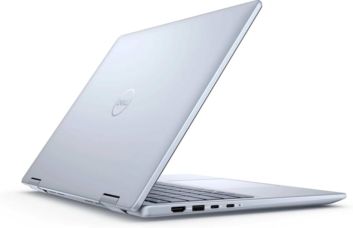 Inspiron 7440 2-in-1، پردازنده Intel Core 7-150U، رم 16 گیگابایت / حافظه SSD 1 ترابایت، صفحه نمایش 14 اینچ FHD+ (صفحه لمسی، x360، حسگر اثر انگشت)، ویندوز 11 هوم، کیبورد انگلیسی با نور پس زمینه، آبی یخی