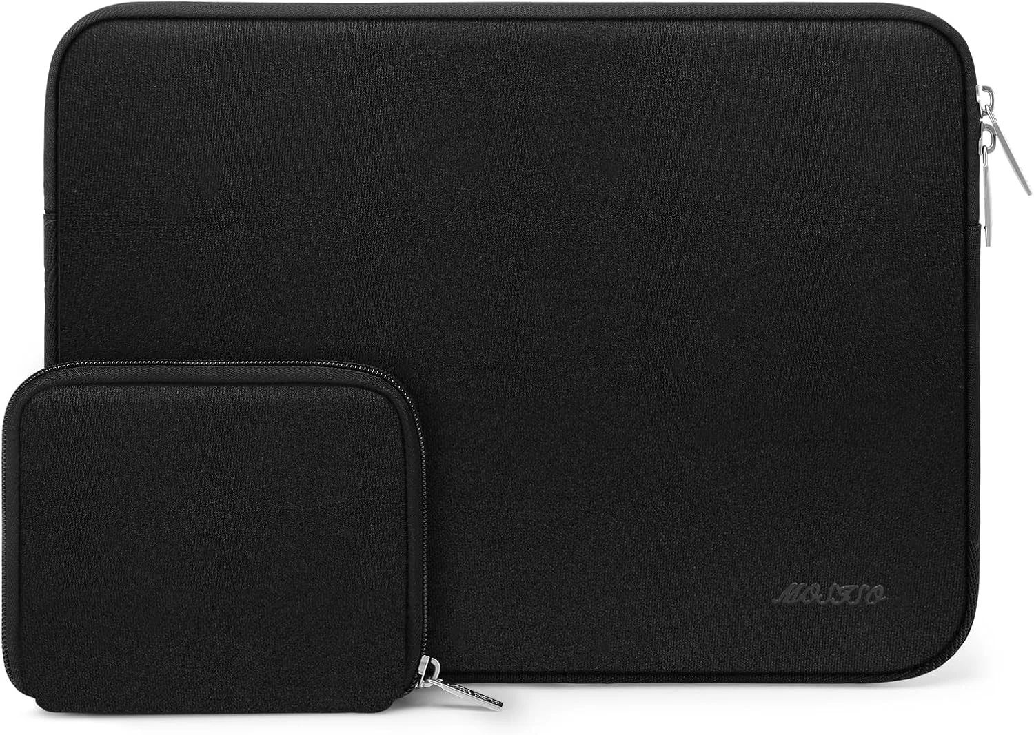 کیف لپ تاپ موسیسو 13.3 اینچ، کیف آستین لپ تاپ 13-13.3 اینچی سازگار با MacBook Air/Pro 13 / Pro 14، نوت بوک HP Dell ASUS Lenovo، کیف آستین نئوپرن کامپیوتر با کیف کوچک، مشکی