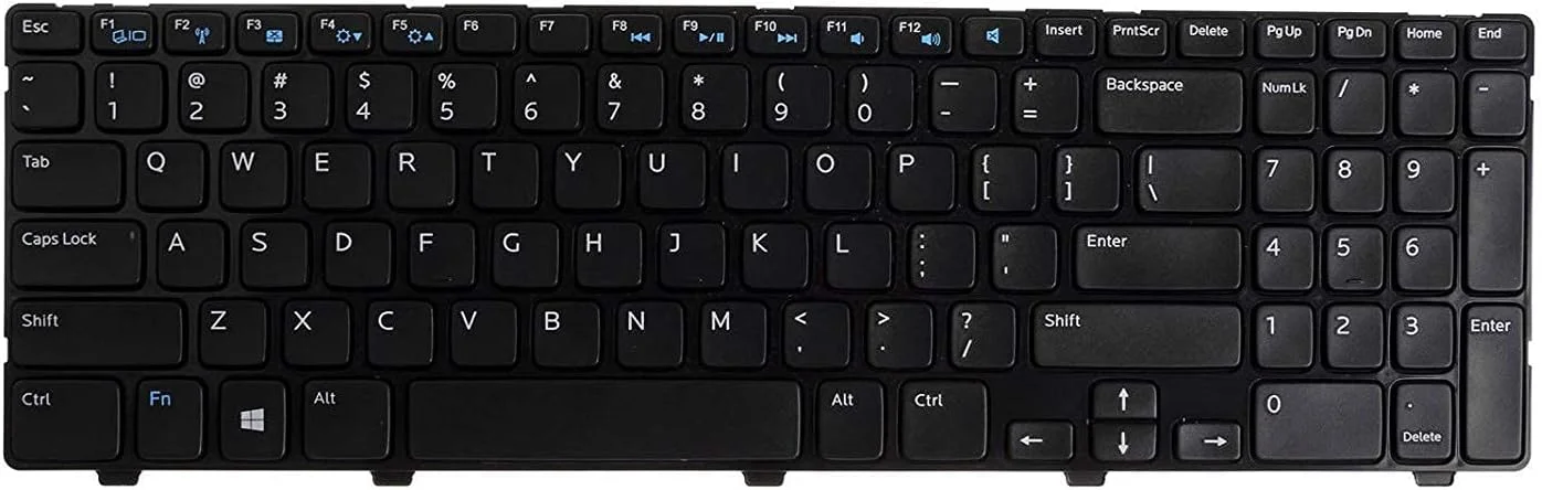 کیبورد جایگزین لپ تاپ Neno-Tech برای سری Dell Inspiron 15-3521 15-3537 15R-5521 15R-5528 کیبورد جایگزین لپ تاپ Neno-Tech برای سری Dell Inspiron 15-3521 15-3537 15R-5521 15R-5528