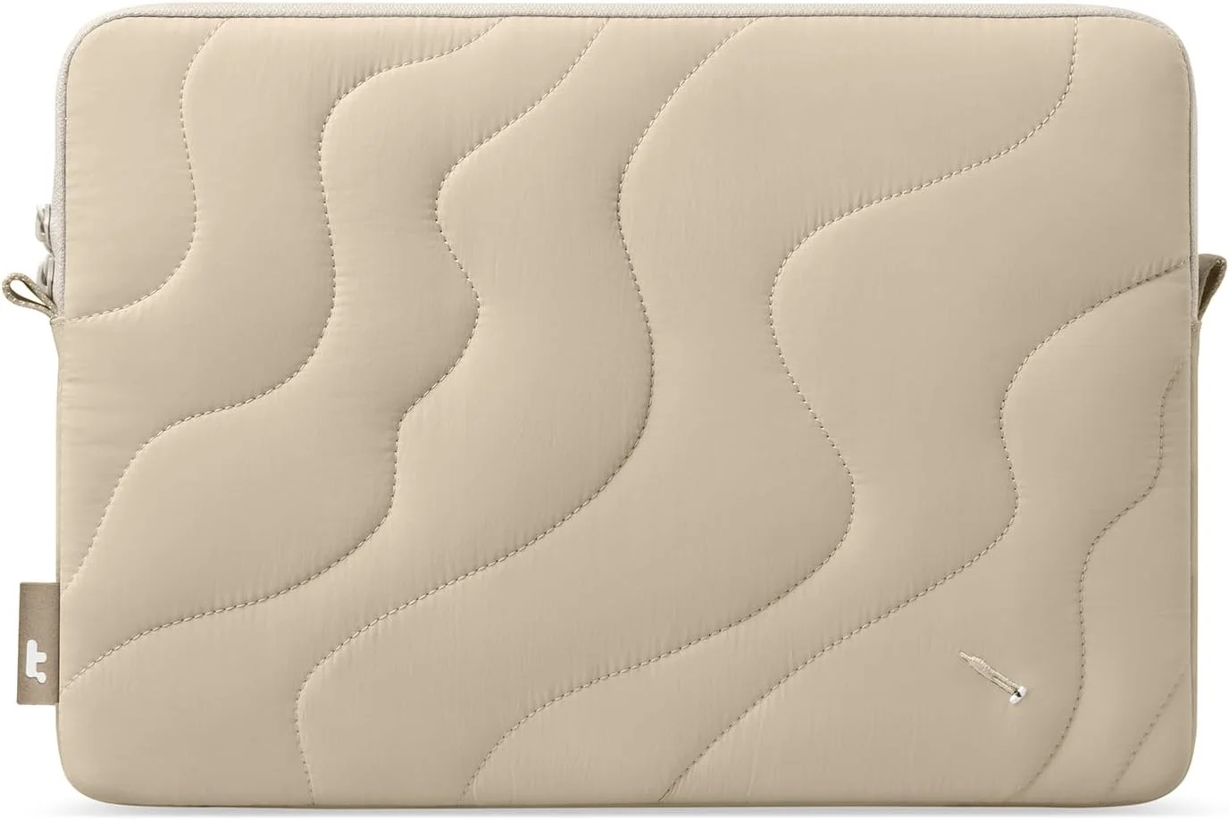 کاور محافظ لپ‌تاپ پفی تومتک 360 مناسب برای مک‌بوک پرو 16 اینچی M4/M3/M2/M1 پرو/مکس A3403 A3186 A2991 A2780 A2485 2024-2019، کیف لپ‌تاپ نرم و پفی با طراحی لحافی برای لپ‌تاپ دل XPS 16