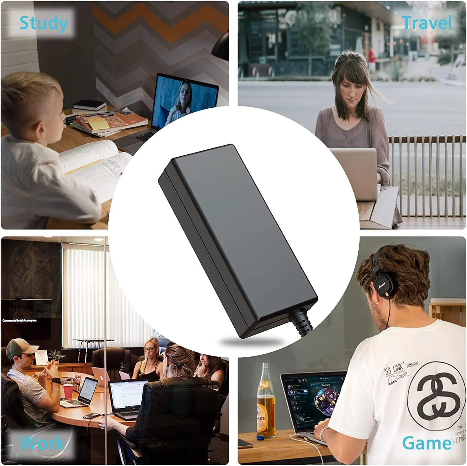 شارژر 65 وات 45 وات SMART SOURCE برای Dell Inspiron، آداپتور جایگزین سازگار با Inspiron 13 14 15 17 3000 5000 7000 3505 3593 3585 5570 5370 Vostro 14 15 Series Latitude 3520 3390 XPS 13 14 شارژر 65 وات 45 وات SMART SOURCE برای Dell Inspiron، آداپتور جایگزین سازگار با Inspiron 13 14 15 17 3000 5000 7000 3505 3593 3585 5570 5370 Vostro 14 15 Series Latitude 3520 3390 XPS 13 14
