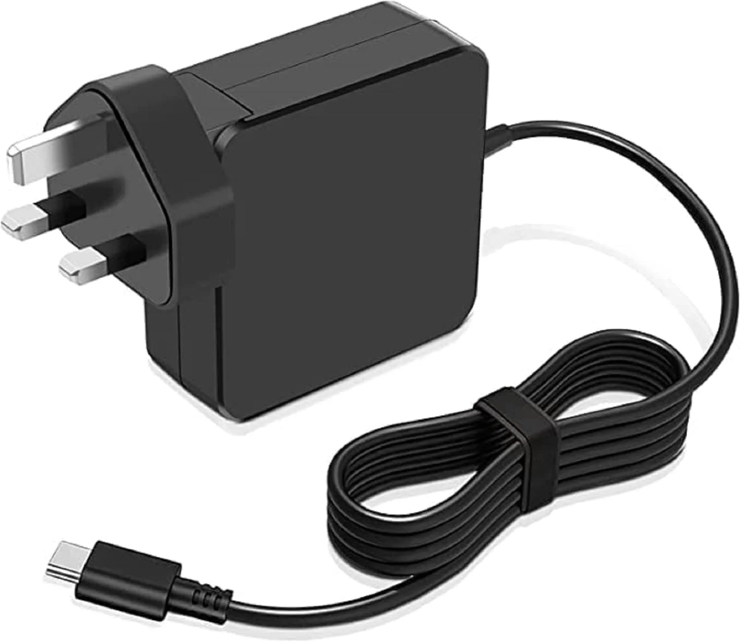 شارژر 65 واتی USB C پریتزکر برای لنوو Thinkpad Yoga Tab M9، هوآوی Matebook، MacBook Pro/Air، Samsung Galaxy Tab، HP، MSI، ASUS، Dell، Acer، Chromebook و سایر آداپتورهای برق لپ‌تاپ/تبلت Type C