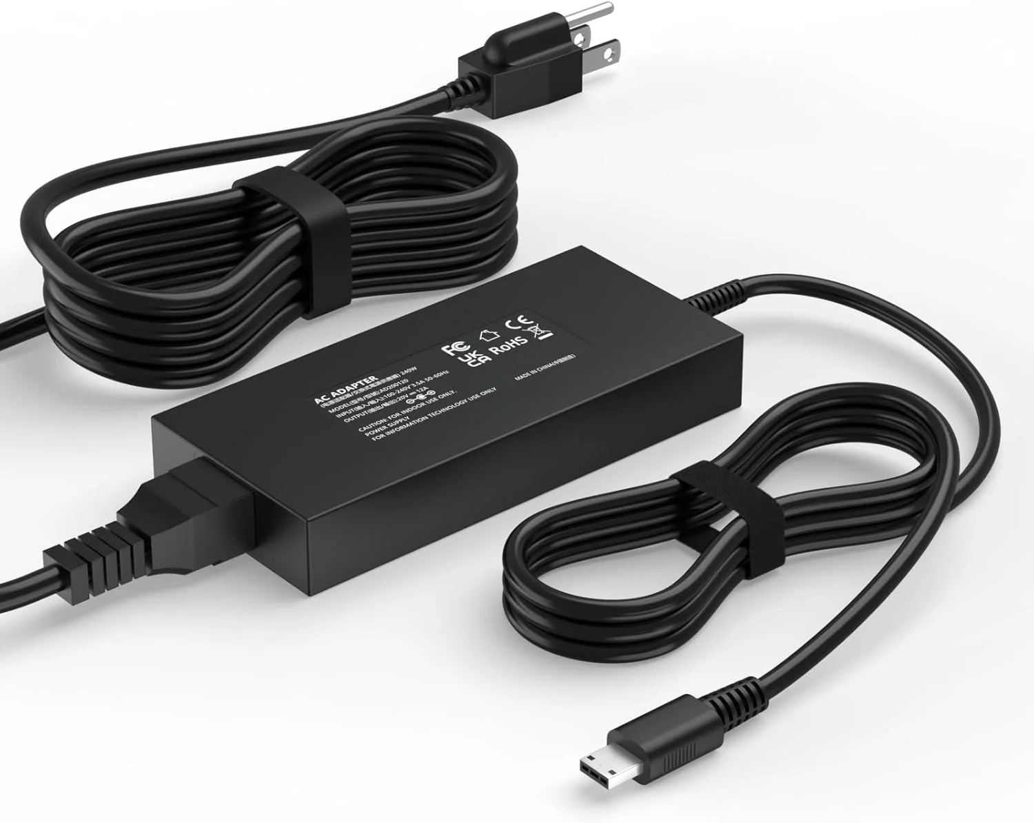 شارژر USB تیپ 240 واتی VHBW برای MSI GP77 GS77 GE76 GE66 GP76 GP66 MS-17K3 A20-240P2A A240A007P S93-0409410-C54 Stealth 17 14 Studio Creator Z16 HX CreatorPro Z16P Z17 RTX 4090 4080 4070