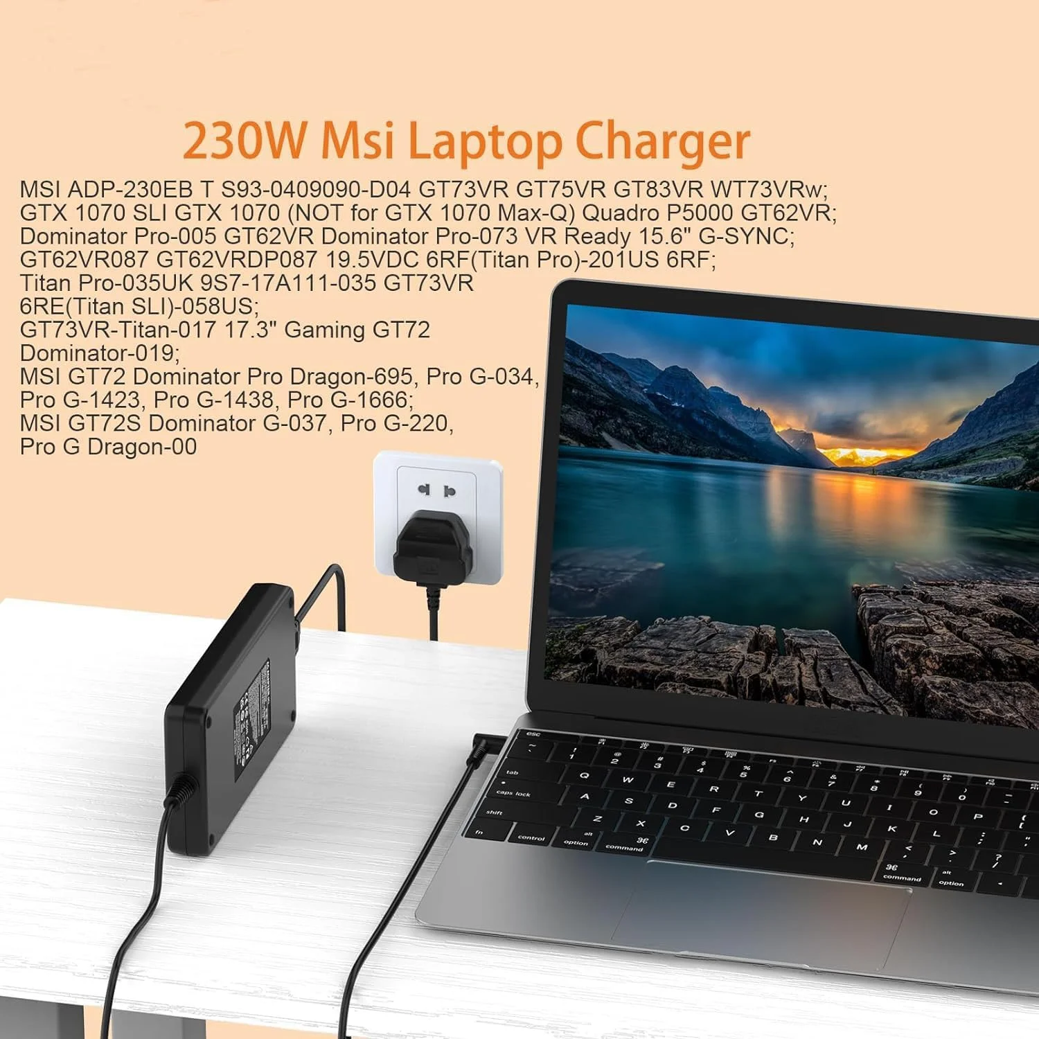 شارژر آداپتور 230 واتی سازگار با MSI A12-230P1A A17-230P1A GS65 GS66 GS75 GS76 WS65 WS66 WS75 WS76 Creator 15 17 10sfs-28 سیم برق منبع تغذیه لپ تاپ شارژر آداپتور 230 واتی سازگار با MSI A12-230P1A A17-230P1A GS65 GS66 GS75 GS76 WS65 WS66 WS75 WS76 Creator 15 17 10sfs-28 سیم برق منبع تغذیه لپ تاپ