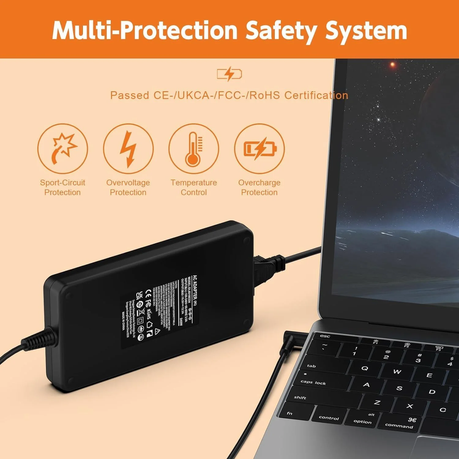 شارژر آداپتور 230 واتی سازگار با MSI A12-230P1A A17-230P1A GS65 GS66 GS75 GS76 WS65 WS66 WS75 WS76 Creator 15 17 10sfs-28 سیم برق منبع تغذیه لپ تاپ شارژر آداپتور 230 واتی سازگار با MSI A12-230P1A A17-230P1A GS65 GS66 GS75 GS76 WS65 WS66 WS75 WS76 Creator 15 17 10sfs-28 سیم برق منبع تغذیه لپ تاپ