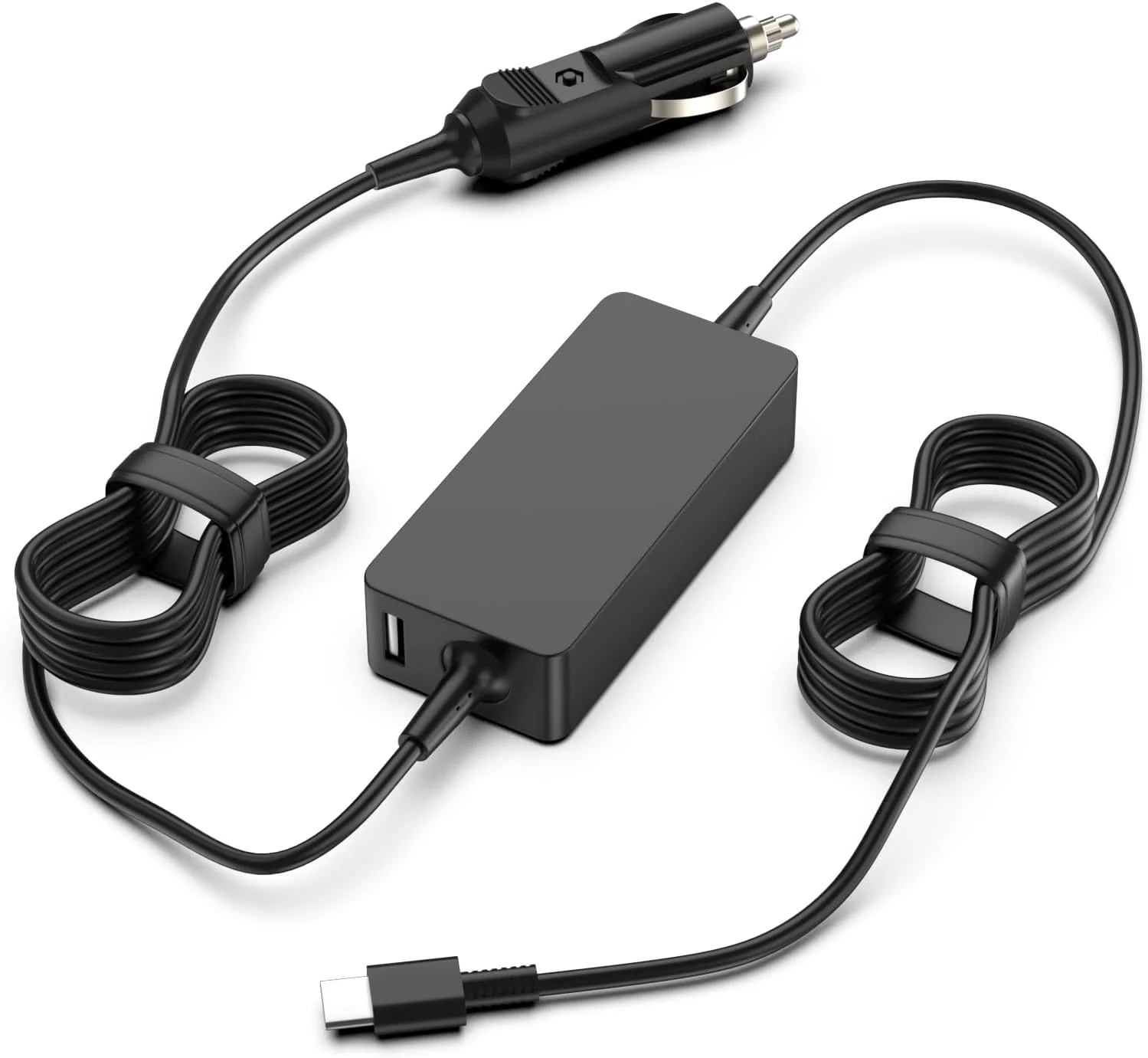 شارژر فندکی لپ تاپ 100 واتی USB C برای Lenovo Thinkpad Dell Latitude/XPS/Precision MacBook Pro/Air HP Spectre/Elitebook Surface pro LG Gram MSI Acer Asus Razer Samsung Chromebook Universal Type C Adapter شارژر فندکی لپ تاپ 100 واتی USB C برای Lenovo Thinkpad Dell Latitude/XPS/Precision MacBook Pro/Air HP Spectre/Elitebook Surface pro LG Gram MSI Acer Asus Razer Samsung Chromebook Universal Type C Adapter