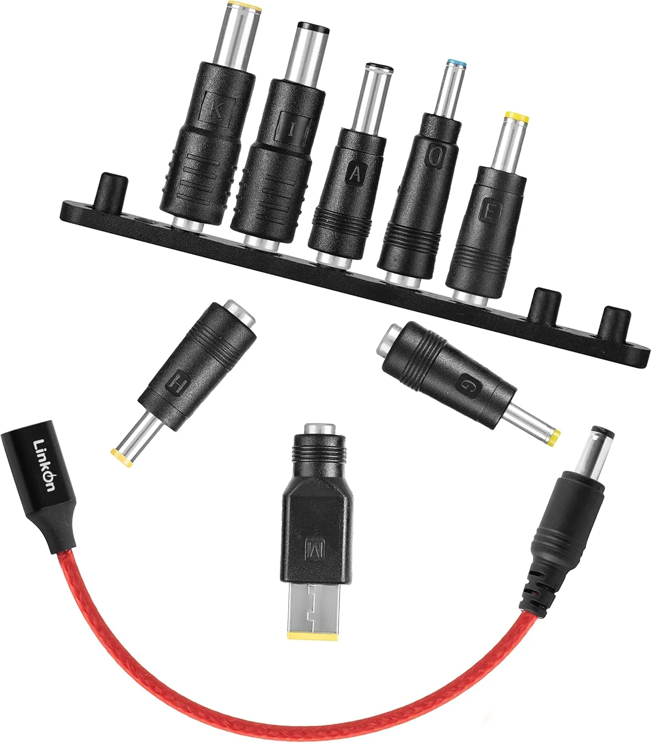 تبدیل لینک‌آن PD به DC با توان 100 وات، USB-C مادگی به DC نری برای لپ‌تاپ‌های قدیمی 19 تا 21 ولت، با استفاده از شارژر PD3.0 20 ولت سازگار با HP Lenovo Dell MSI IBM Acer ASUS Sony Compaq Fujitsu