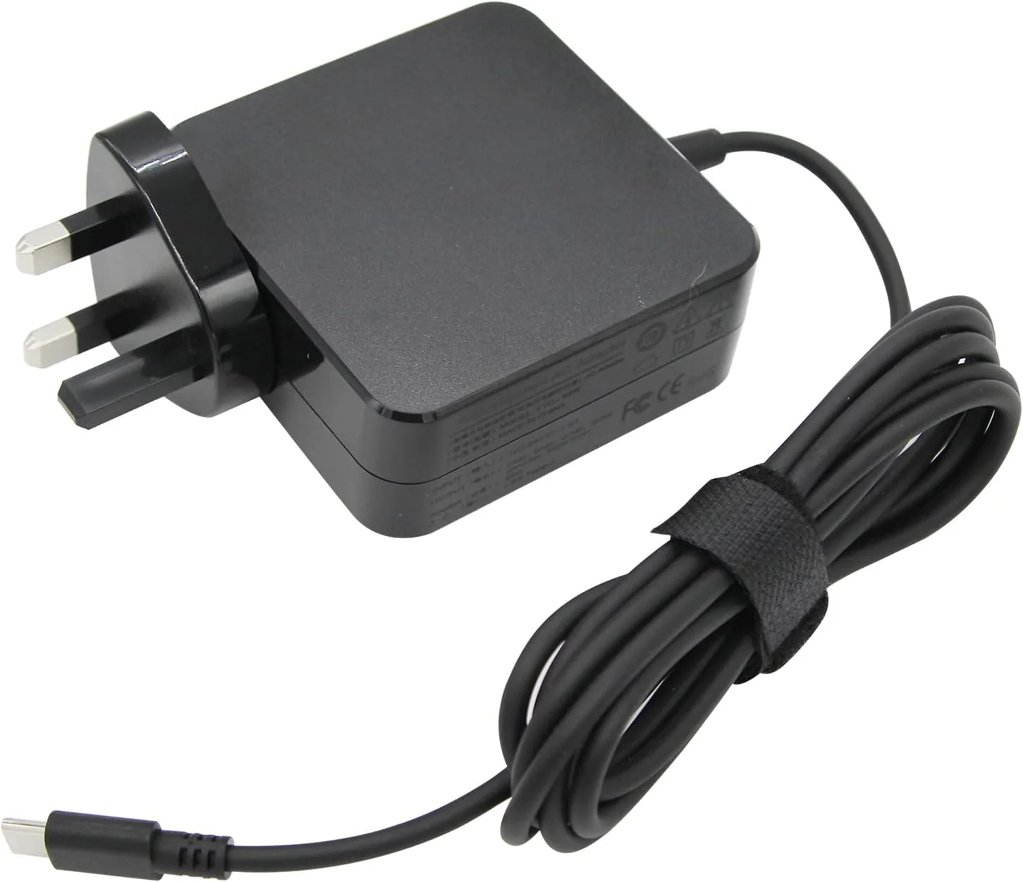 آداپتور شارژر لپ تاپ 65 واتی LZUMWS با دوشاخه UK برای ASUS 20V 3.25A USB Type-C ZenBook 3 UX390UA برای Lenovo ThinkPad Yoga برای HP Chromebook برای Samsung، Dell، MacBook Pro/Air و سایر دستگاه های Type C