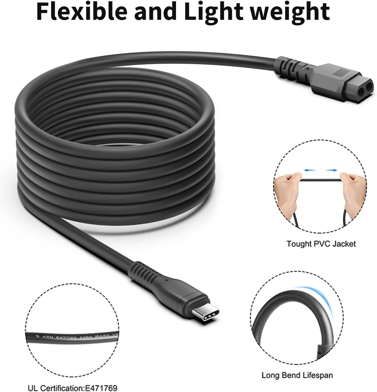 کابل برق USB C PD به کیت آداپتور نوک DC لپ تاپ یونیورسال، کابل تبدیل Type-C به پلاگین شارژر منبع تغذیه 15 کانکتور HP Dell MSI LG Toshiba Lenovo Acer Asus Sony Samsung Laptop، مشکی کابل برق USB C PD به کیت آداپتور نوک DC لپ تاپ یونیورسال، کابل تبدیل Type-C به پلاگین شارژر منبع تغذیه 15 کانکتور HP Dell MSI LG Toshiba Lenovo Acer Asus Sony Samsung Laptop، مشکی