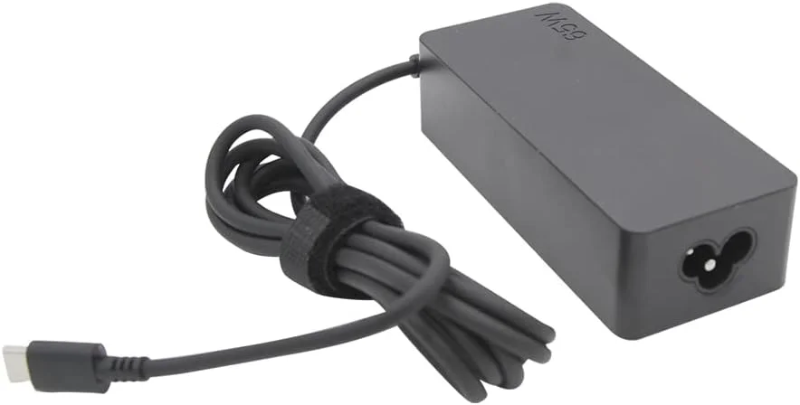 آداپتور شارژر 65 واتی LZUMWS برای لپ تاپ لنوو 20 ولت 3.25 آمپر USB Type-C برای Thinkpad، Yoga X270، Chromebook C630، HP، Dell XPS، Acer، Asus، برای Samsung Galaxy و سایر دستگاه های Type C