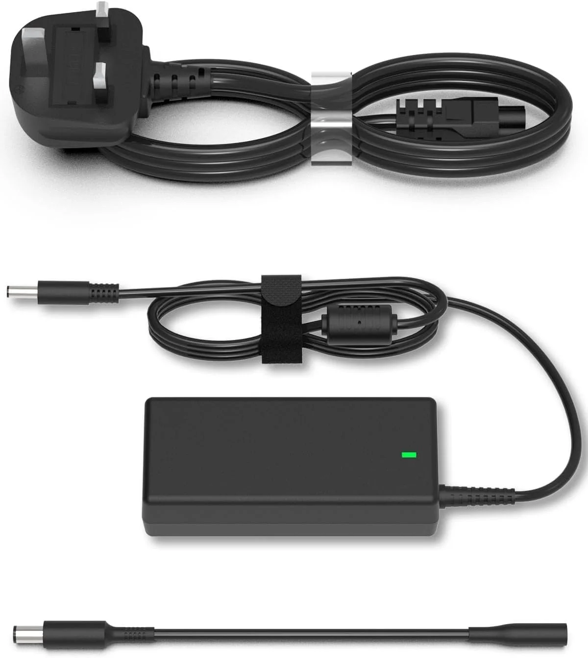 آداپتور شارژر لپ تاپ 65 واتی Mixyaceh سازگار با Dell Inspiron 11-3000 13-5000 13-7000 15-3000 15-5000 Dell Latitude 3520 E5470 3410 به همراه سیم برق و دوشاخه UK (4.5 * 3.0mm و 7.4 * 5.0mm) مدل C0014