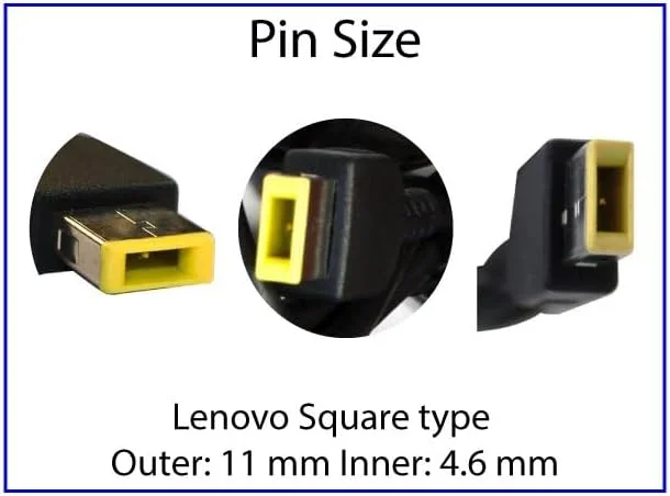 شارژر اصلی لپ تاپ لنوو برای: Flex; Flex 2, 2-Pro; Flex 3; Yoga, Yoga 2, 2-Pro. Chromebook, IdeaPad G, S, U, Z, سری ThinkPad [مدل های منتخب از سری] | 20V 2.25A 45W آداپتور AC با سیم برق