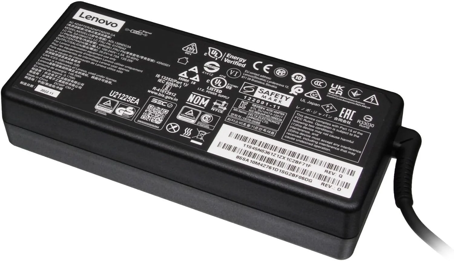 Lenovo ThinkPad 135W AC Adapter Charger (Slim Tip) Lenovo ThinkPad 135W AC Adapter Charger (Slim Tip)
