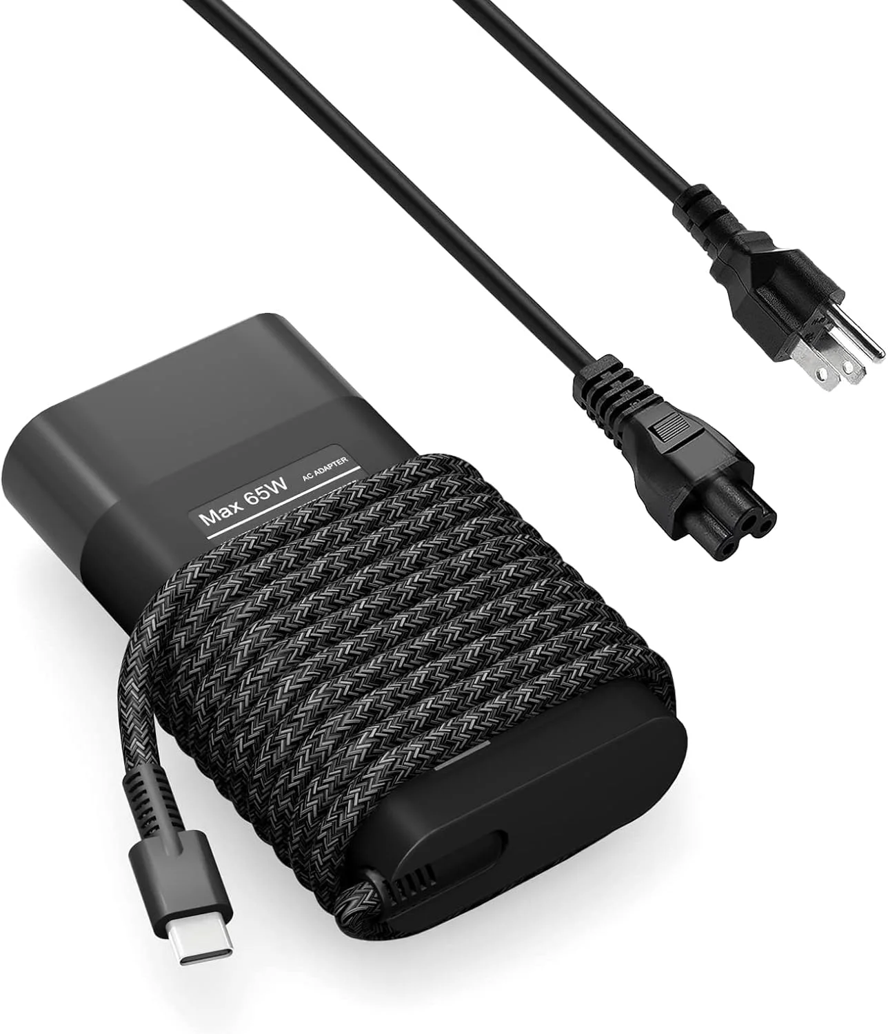 شارژر لپ تاپ 65 واتی باریک جدید ROAYEWEY USB C Chromebook برای HP Spectre X360 14 2 در 1، Elitebook x360، Pavilion Envy Elite x2 آداپتور برق مسافرتی نوع C با شارژ سریع