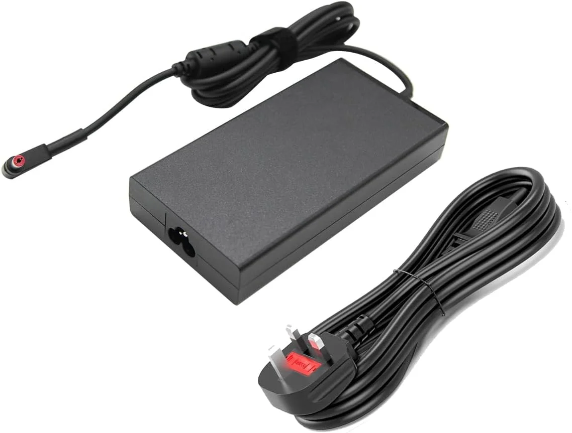 شارژر 135 واتی LZUMWS، 19 ولت 7.1 آمپر 5.5x1.7 میلی‌متری برای لپ‌تاپ‌های Acer Nitro 5 N18C3 AN515-51 AN515-41 AN515-43 AN517-51 N18C4 ADP-135K ADP-135KB به همراه کابل برق