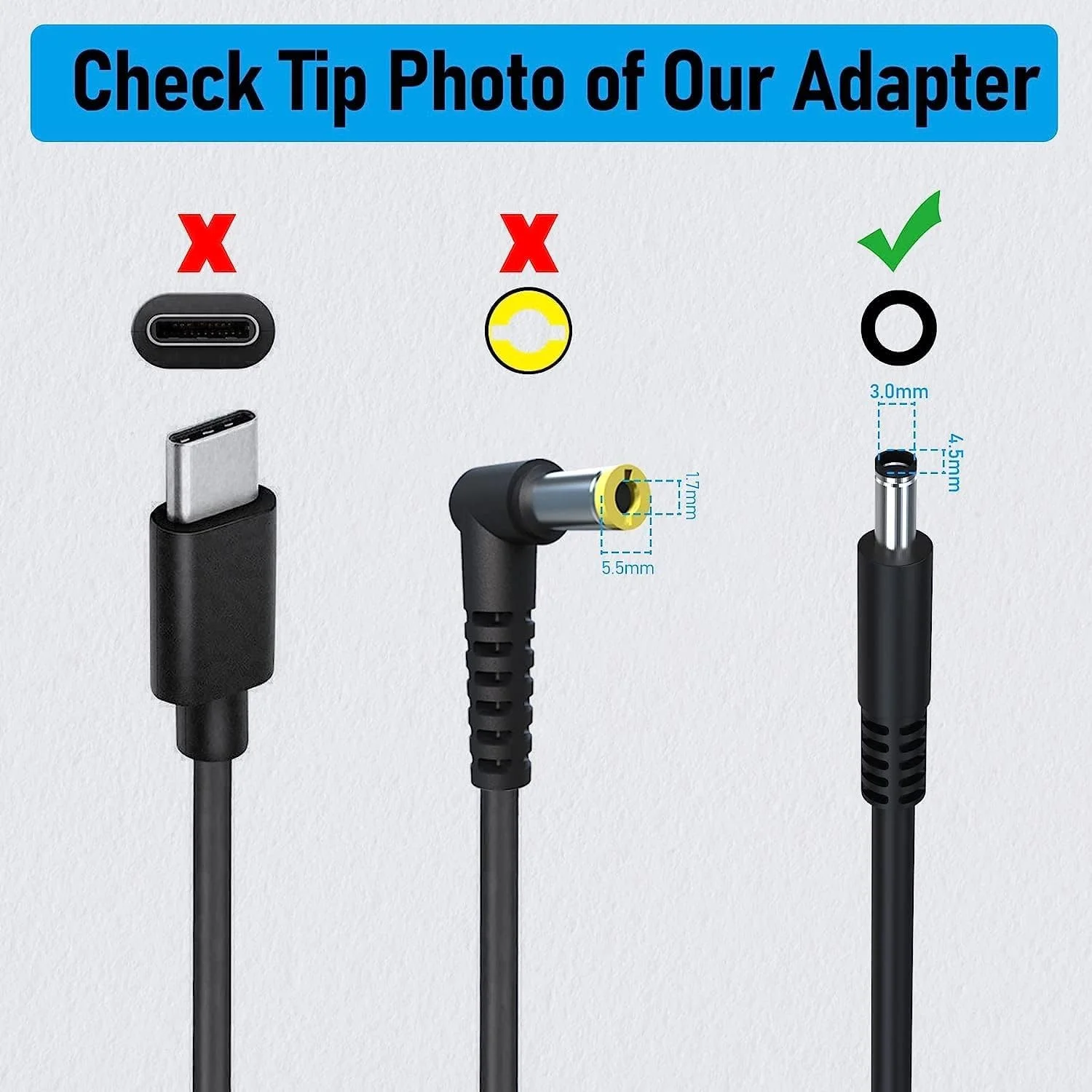 شارژر لپ تاپ دل اینسپایرون NTECH 65W/45W مدل های 15-5000/3000/7000 و 17-5000/3000، شارژر برای دل 5559/5568/5758/7779/7348/7359/5567 (اندازه کانکتور (4.5 x 3.0mm) مشکی شارژر لپ تاپ دل اینسپایرون NTECH 65W/45W مدل های 15-5000/3000/7000 و 17-5000/3000، شارژر برای دل 5559/5568/5758/7779/7348/7359/5567 (اندازه کانکتور (4.5 x 3.0mm) مشکی