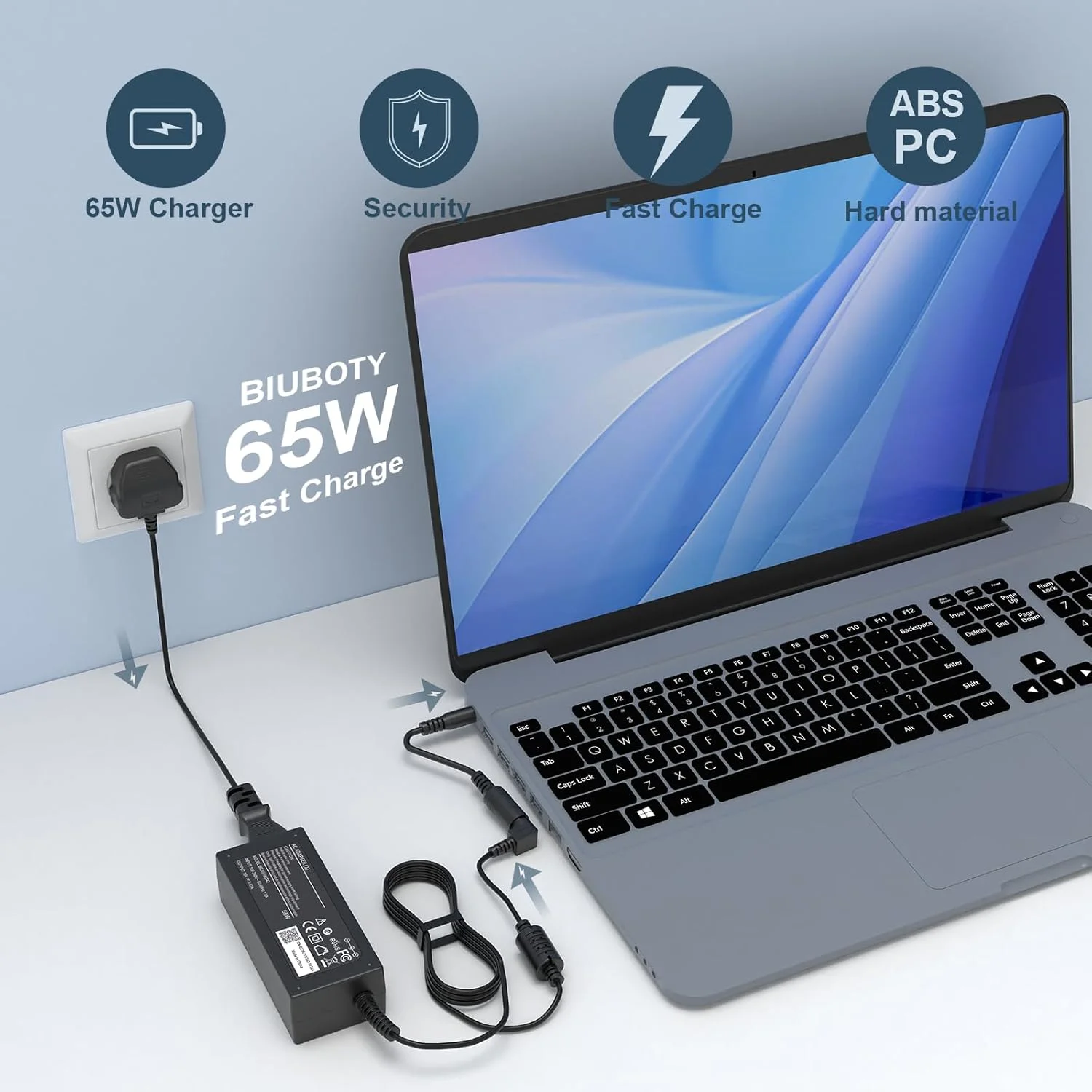 شارژر لپ تاپ 65 واتی برای Toshiba Satellite C50 C55 C55D C55T C655 C675 C850 C855 C855D C875 P50 L50 L55 L55D L75 L300 L305 PA3917U-1ACA PA3714U-1ACA PA5035U-1ACA 19V 3.42A AC با کانکتور 5.5x2.5mm شارژر لپ تاپ 65 واتی برای Toshiba Satellite C50 C55 C55D C55T C655 C675 C850 C855 C855D C875 P50 L50 L55 L55D L75 L300 L305 PA3917U-1ACA PA3714U-1ACA PA5035U-1ACA 19V 3.42A AC با کانکتور 5.5x2.5mm